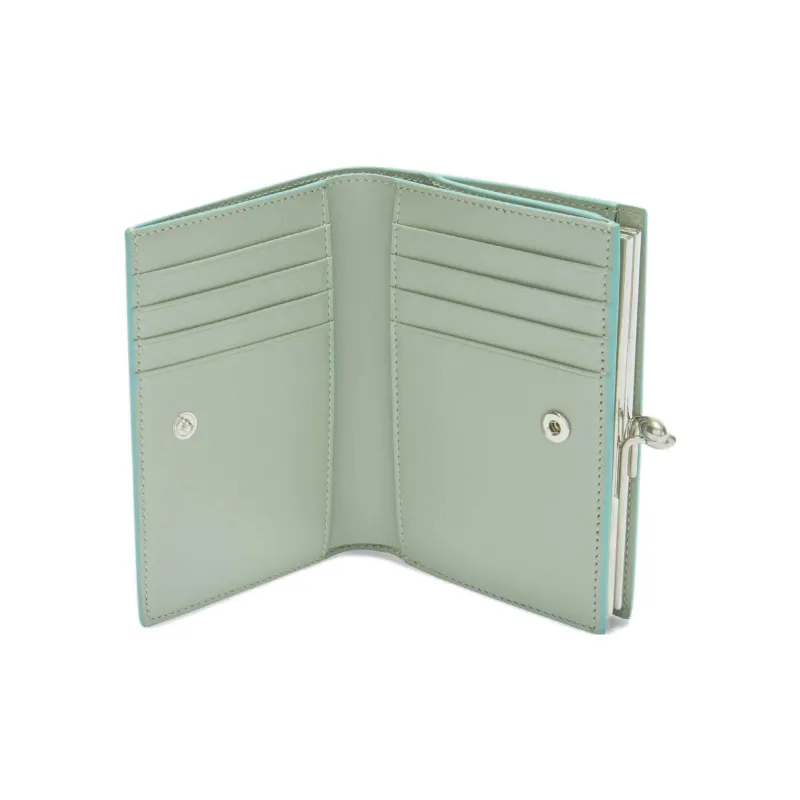 JIL SANDER Calfskin Wallet Small Size Women's Light Green-2
