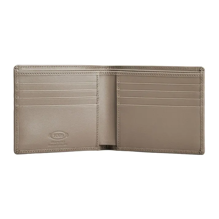 TOD'S Logo Plaque Bi-Fold Wallet-3