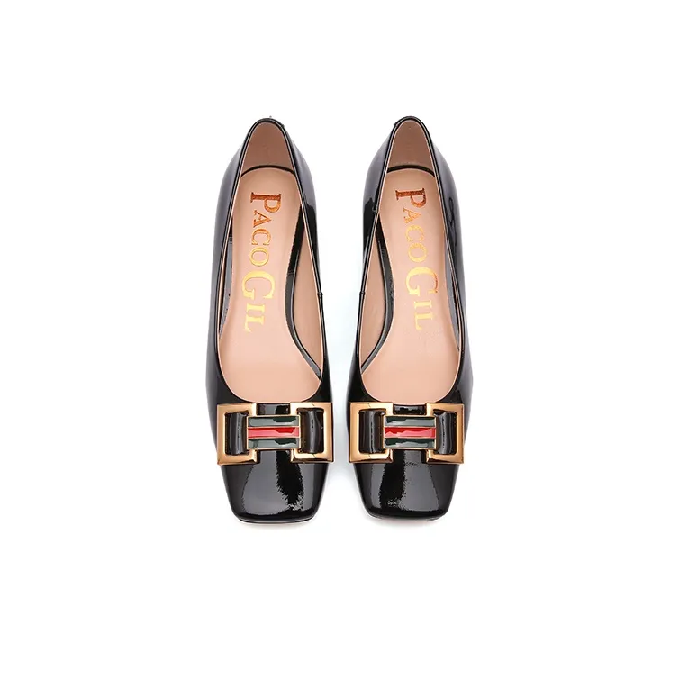PACO GIL High Heels 3.5cm Women's Black-2