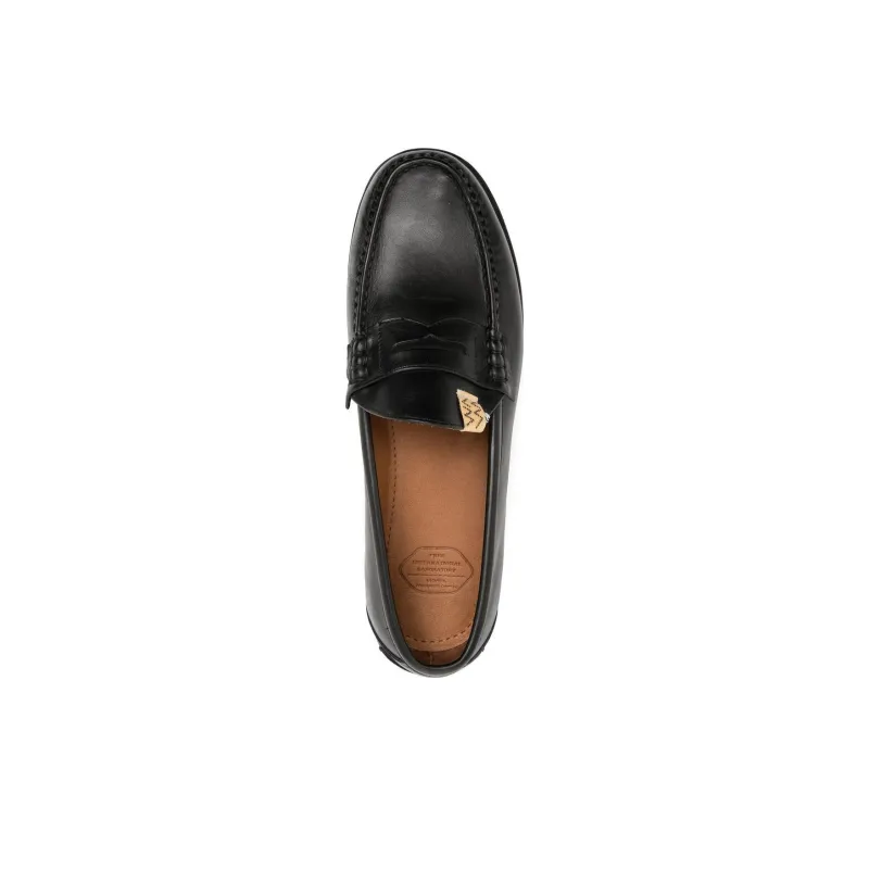 Visvim Fabro-Folk Leather Loafers-2
