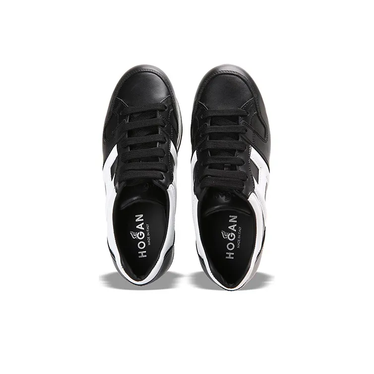HOGAN Low Top Platform Shoes Women's Black-5