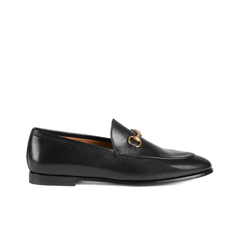 GUCCI Jordaan Loafer Black Leather-1