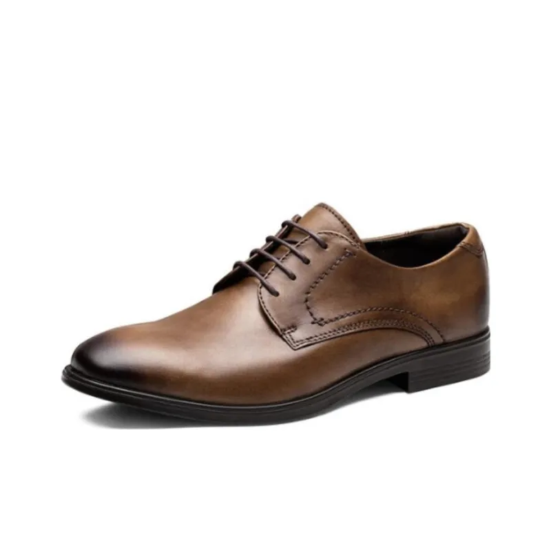 Ecco Men's Casual Shoes Men Low Top Brown-1