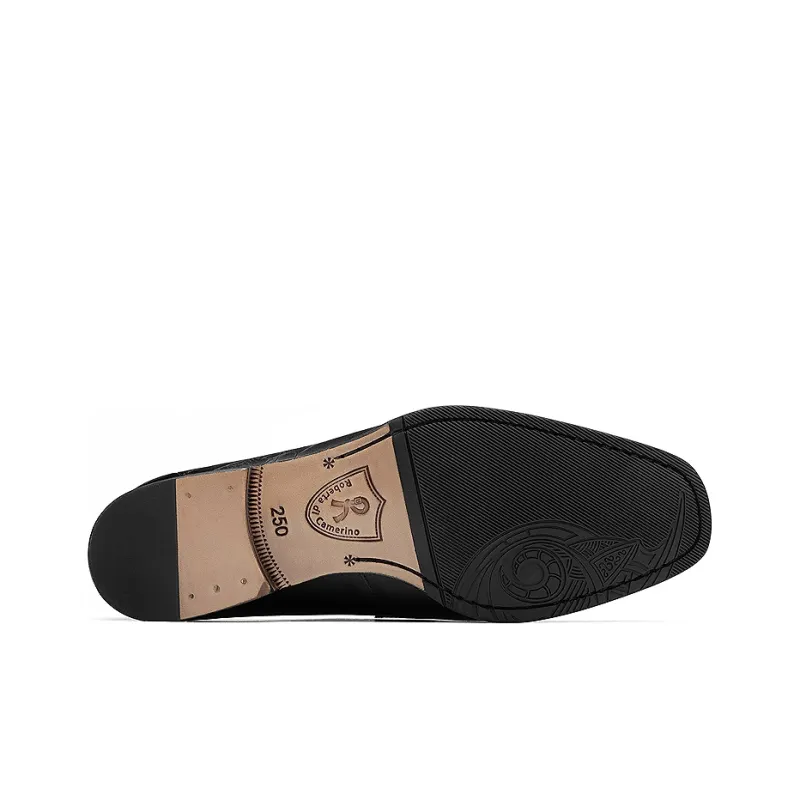 ROBERTA DI CAMERINO Casual Single Shoes Men's Black Founder Signature Edition-6