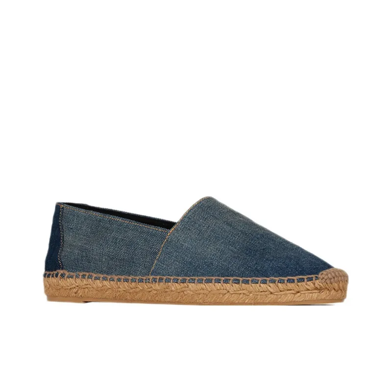 SAINT LAURENT Ysl Embroidered Slip On Espadrilles-1