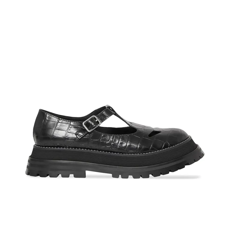 Burberry Platform Shoes Women's Black-1