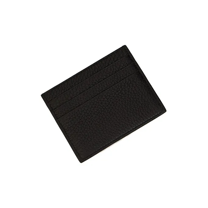 Valentino GARAVANI Calfskin Wallet, Card Holder Men's Black-4