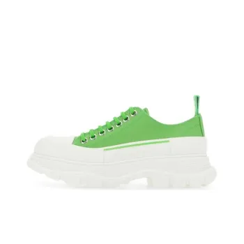 Alexander McQueen Tread Slick Low Lace Up Acid Green Women's