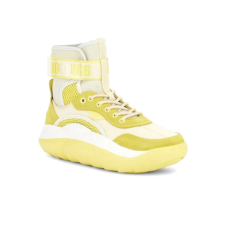 UGG La Cloud Hi White Yellow Women's-2