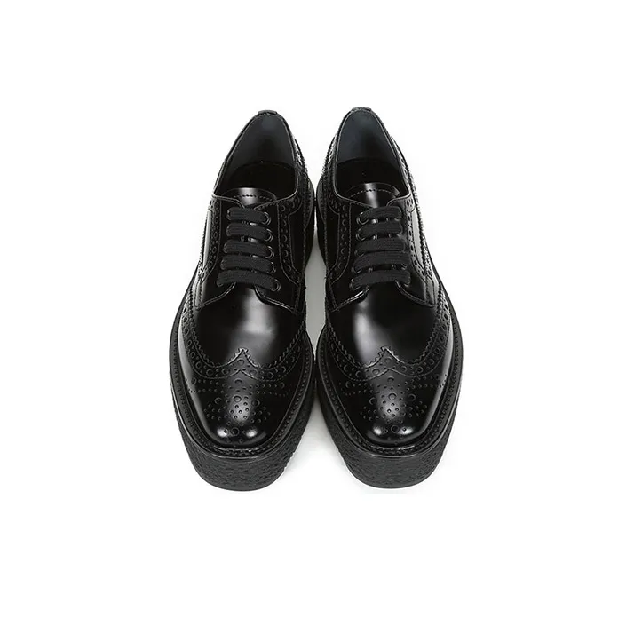PRADA Platform Shoes Women's Black-3