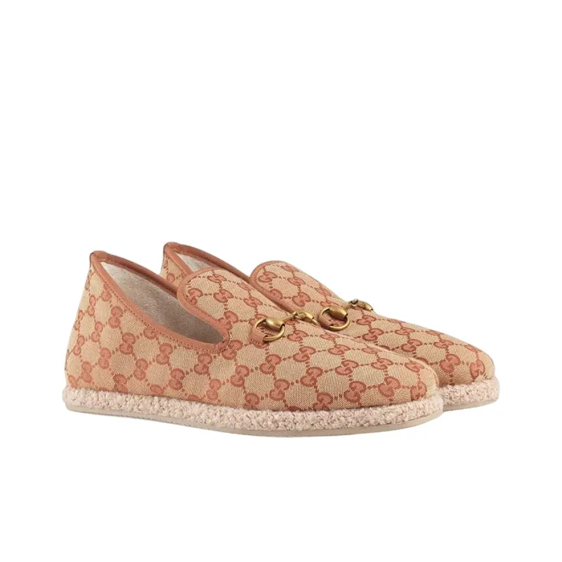 GUCCI GG Jacquard Wool Loafers-1