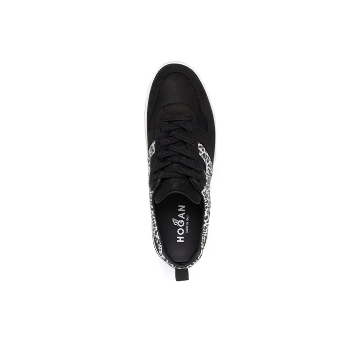 HOGAN H449 Low-Top Casual Shoes Women's Black-4