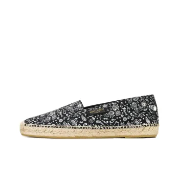 SAINT LAURENT Solar Band Casual Shoes Men's Black White