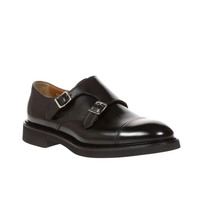 DOUCAL'S Double Buckle Shoes-1