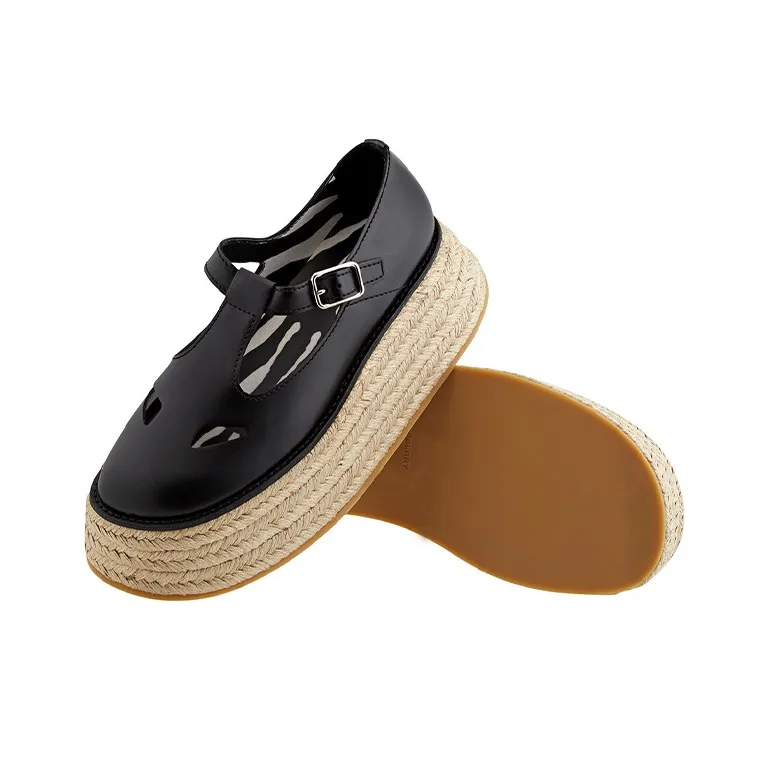 Burberry Aldywych Platform Shoes Women's Black-3