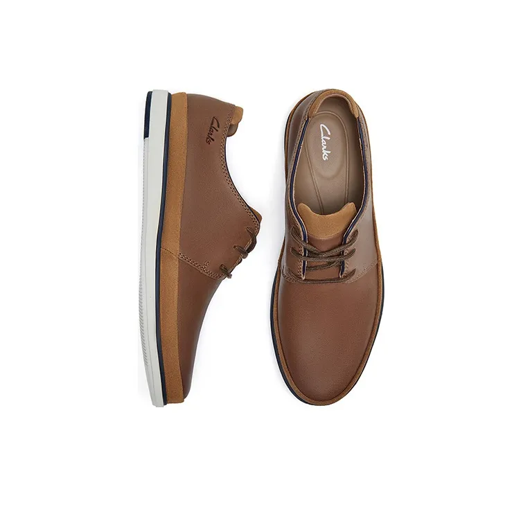Clarks Men's Casual Shoes Men Low Top Dark Umber-3