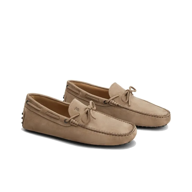 TOD'S Round Toe Slip On Loafers-2
