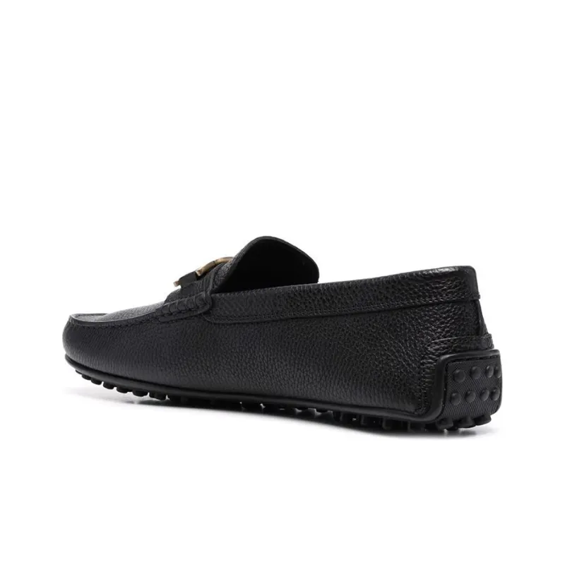 TOD'S Gommino Loafers Men Low Top Black-3