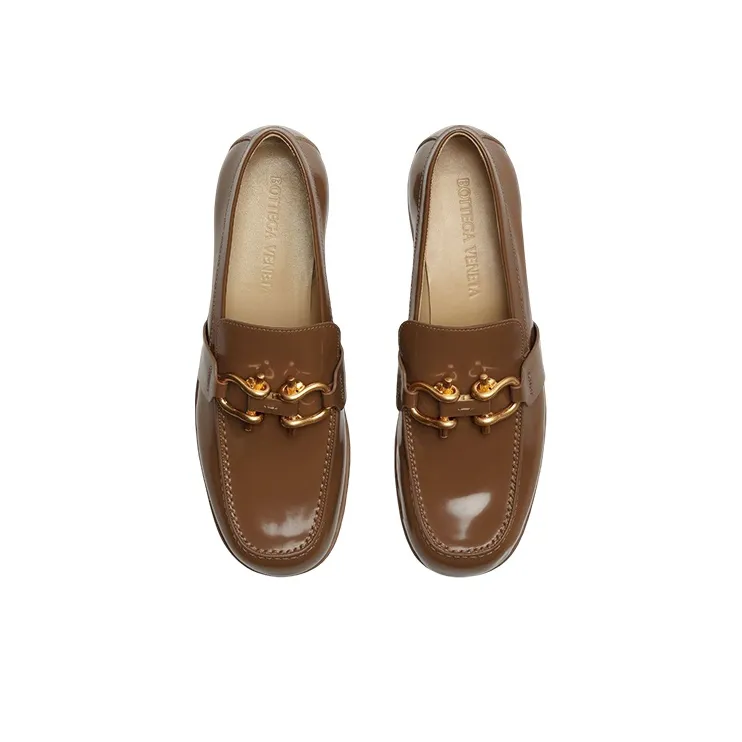 Bottega Veneta Monsieur Loafers Women's Brown-2