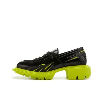 Untitlab Derby Shoes Unisex Black Green