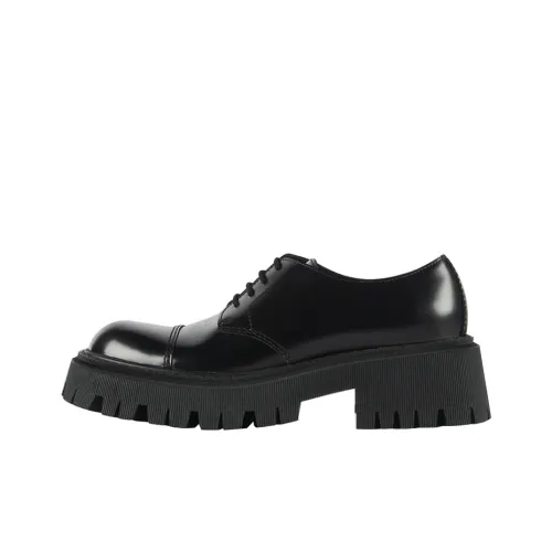 Balenciaga Tractor Black Leather Men's