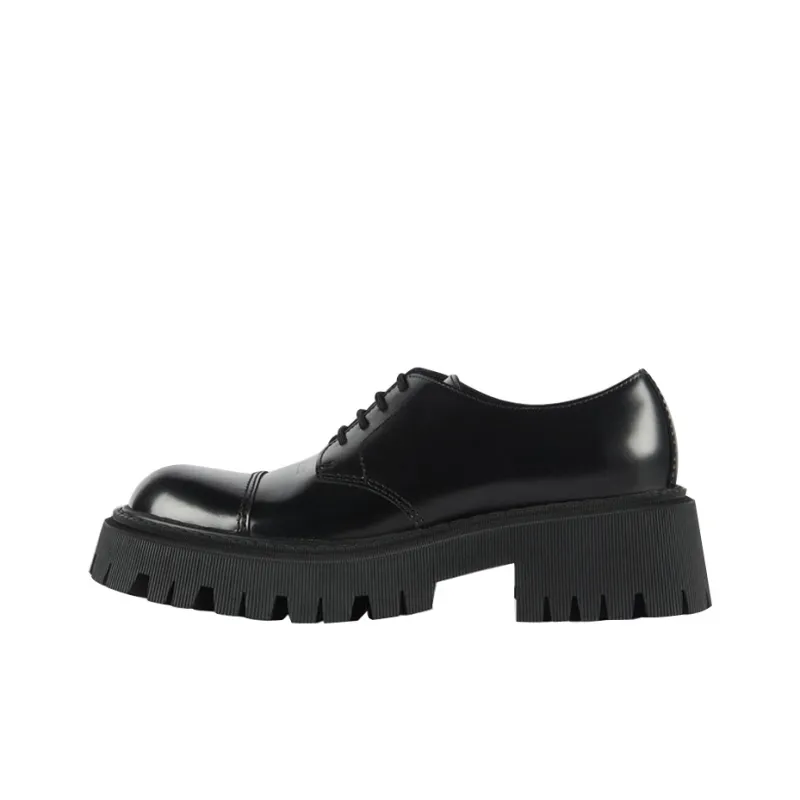 Balenciaga Tractor Black Leather Men's-0