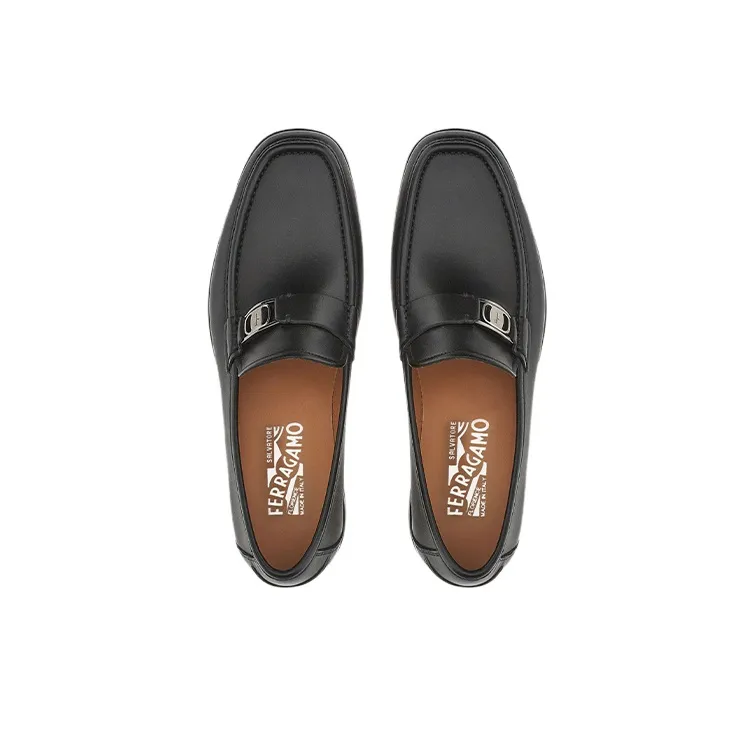 FERRAGAMO Vara Casual Shoes Men's Black-3