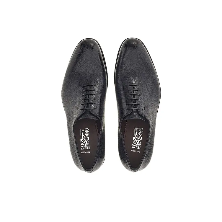 FERRAGAMO Tramezza Casual Shoes Men's Black-3