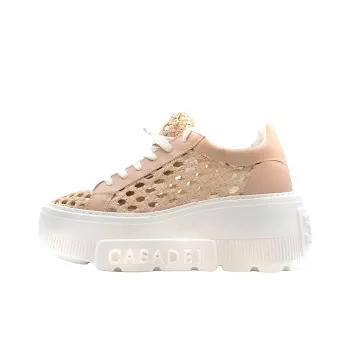 Casadei Low Top Platform Shoes Women's Light Umber