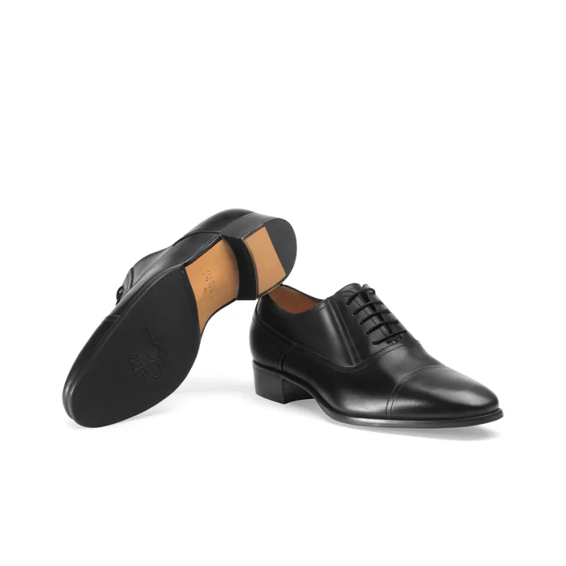 GUCCI Dress Shoes Men Low Top Black-4