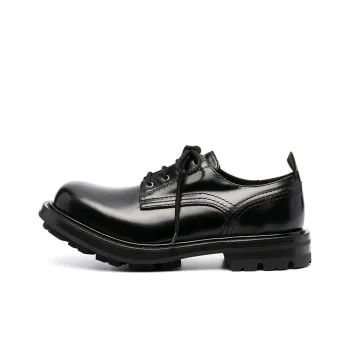 Alexander McQueen Worker Lace Up Black