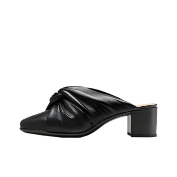 Ecco Wrap toe Slippers Women's Black