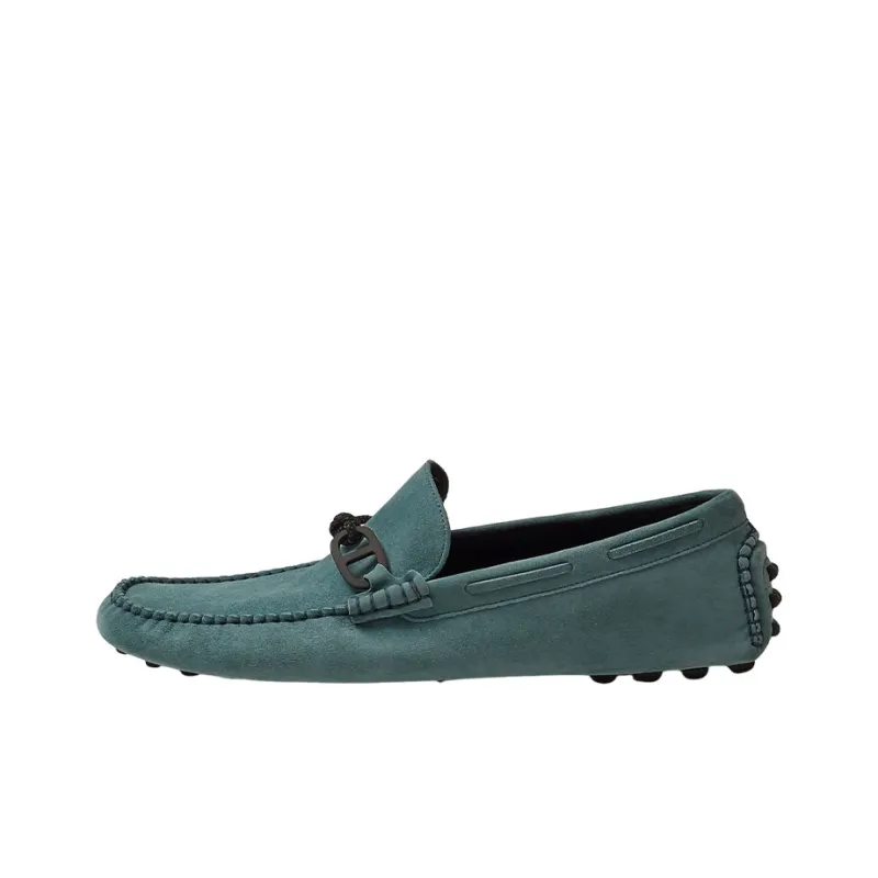 HERMES Alessandro Men's Casual Shoes Men's Blue-0