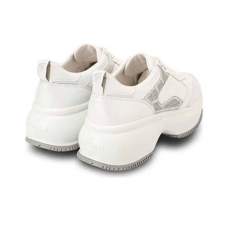 HOGAN Maxi I Active Platform Shoes Women's White-3