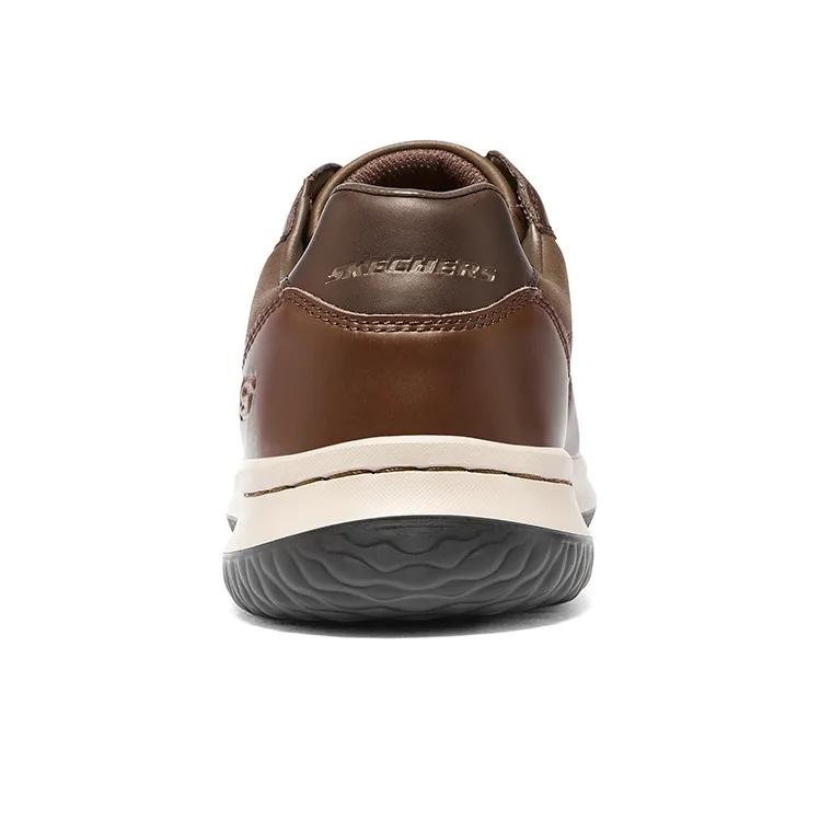 Skechers Delson 1.0 Men's Casual Shoes Men's Chocolate-4