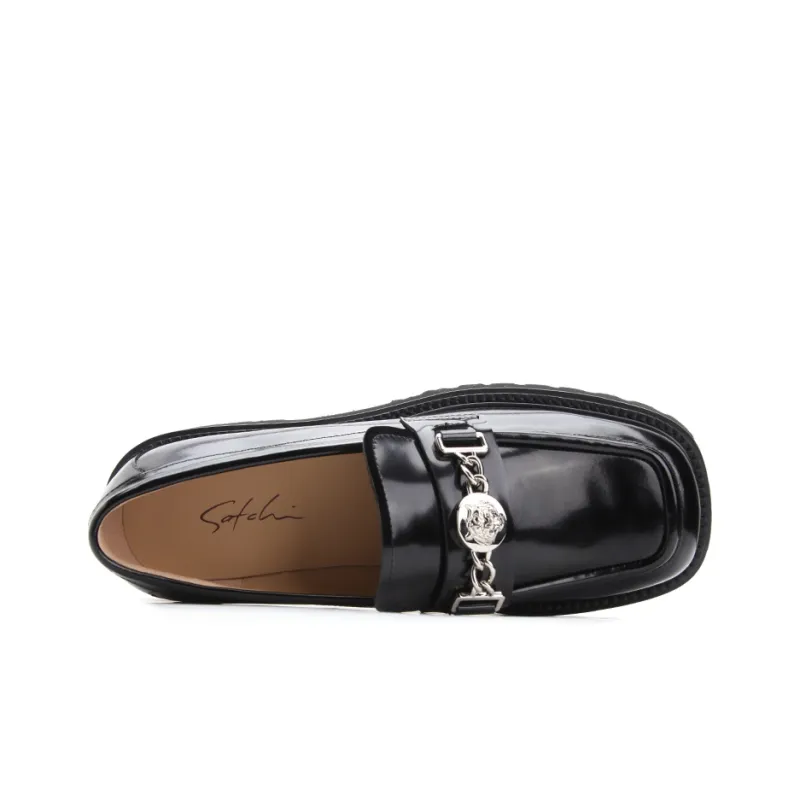 Satchi Loafers Women's Low Top Black-3