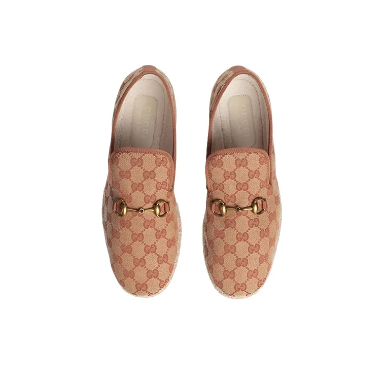 GUCCI GG Jacquard Wool Loafers-2