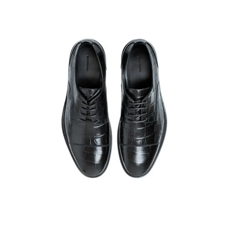 Balenciaga Herre Derby Flat Shoes 'Black'-2