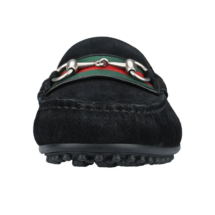 GUCCI Gommino Loafers Men Low Top Black-2