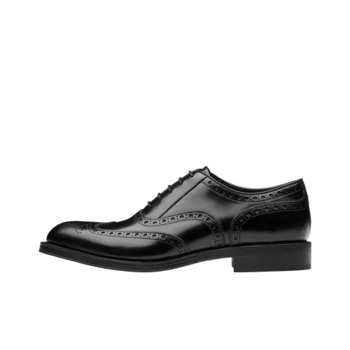 PRADA Dress Shoes Men Low-Top Black