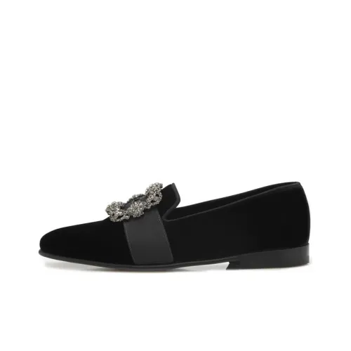 MANOLO BLAHNIK Carlton Suede Loafers