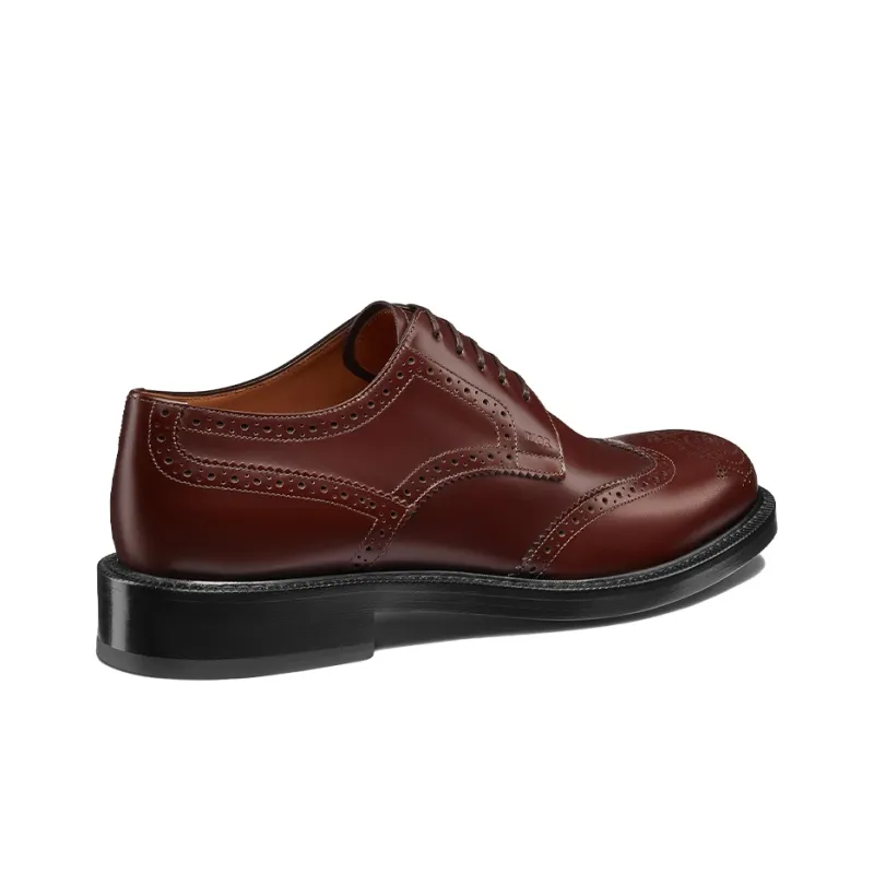DIOR Dress Shoes Men Low-Top Brown-3