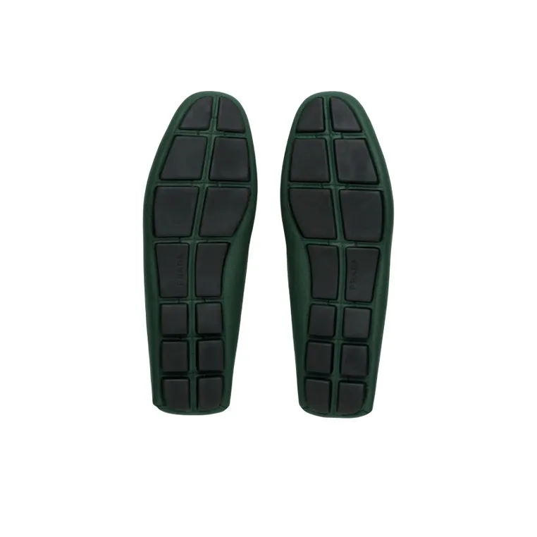 PRADA Saffiano Men's Casual Shoes Men Low Top Jadeite Green-4