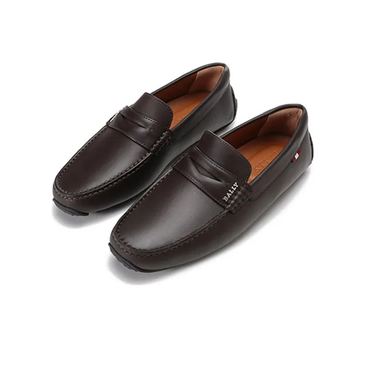 BALLY SS22 Driving Shoes Men Ebony-2