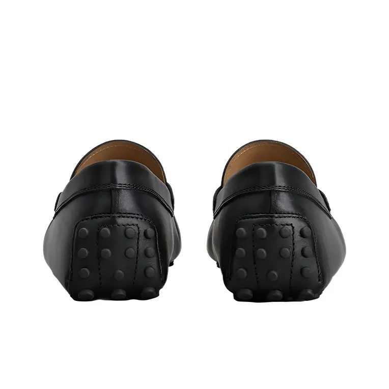 TOD'S Almond-toe Leather Loafers-3