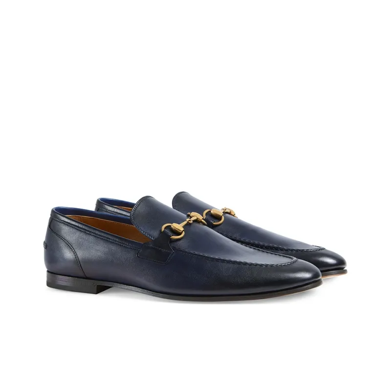 GUCCI Jordaan Casual Shoes Men's Blue-1
