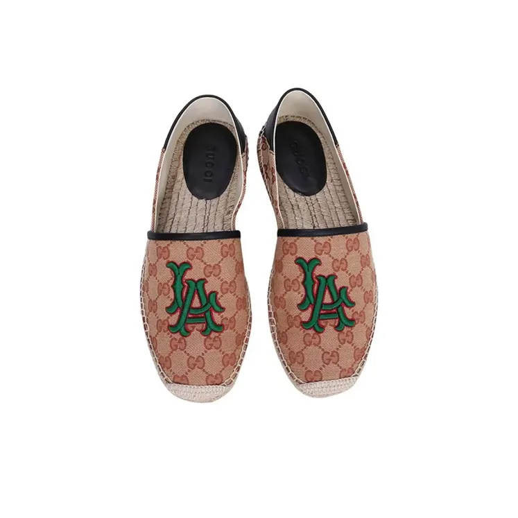 GUCCI GG Casual Shoes Brown Black-3