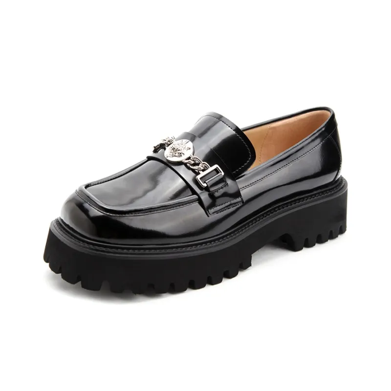 Satchi Loafers Women's Low Top Black-1