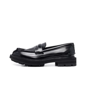 Alexander McQueen Penny Slot Slip On Loafers