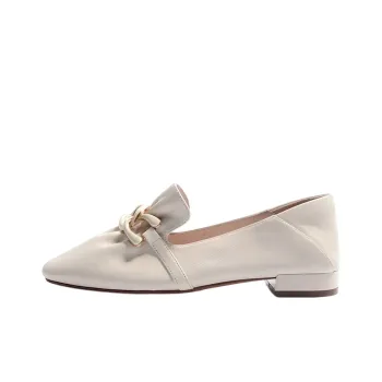 STEVE MADDEN Loafers Women's Low-Top Beige